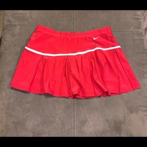 Red Nike Skort